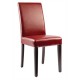 Bolero Faux Leather Dining Chairs Cream