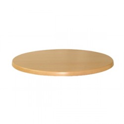 Bolero Square Table Top Black 600mm