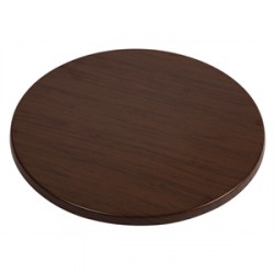 Werzalit Round Table Top Oak Effect 800mm