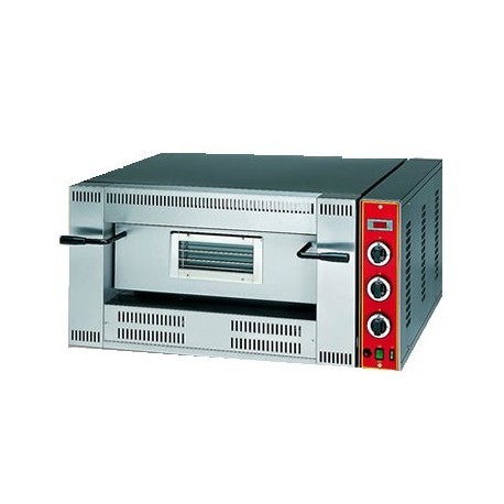 Four à pizza à gaz pour 9 pizzas ø 33 cm, contrôle électronique
