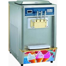 Machine à soft ice avec condensation à air/eau, capacité 2x 8 litres
