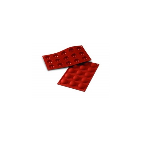MOULE SILICONE 15 DEMI SPHÈRES