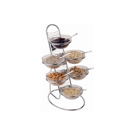 Ensembles de présentation de buffet à plusieurs étages.